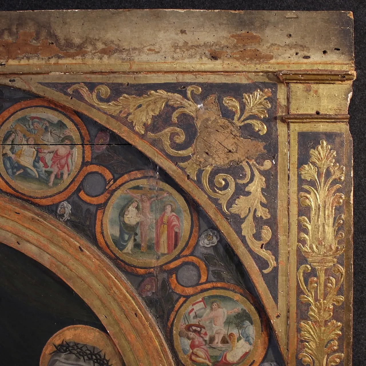 Sacred Conversation, large panel, 16th century 4