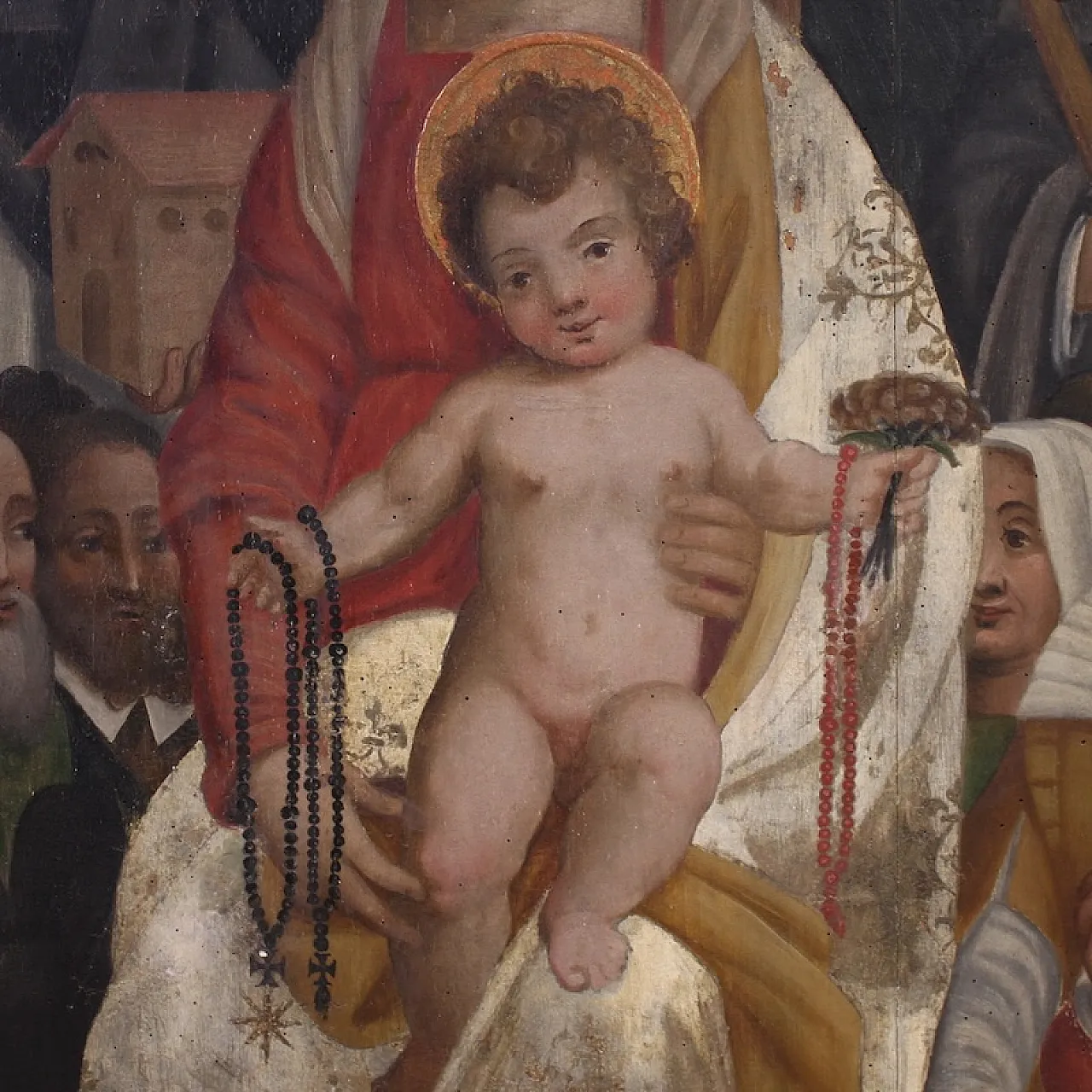Sacred Conversation, large panel, 16th century 5