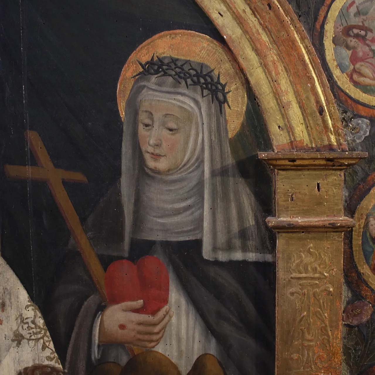 Sacred Conversation, large panel, 16th century 10