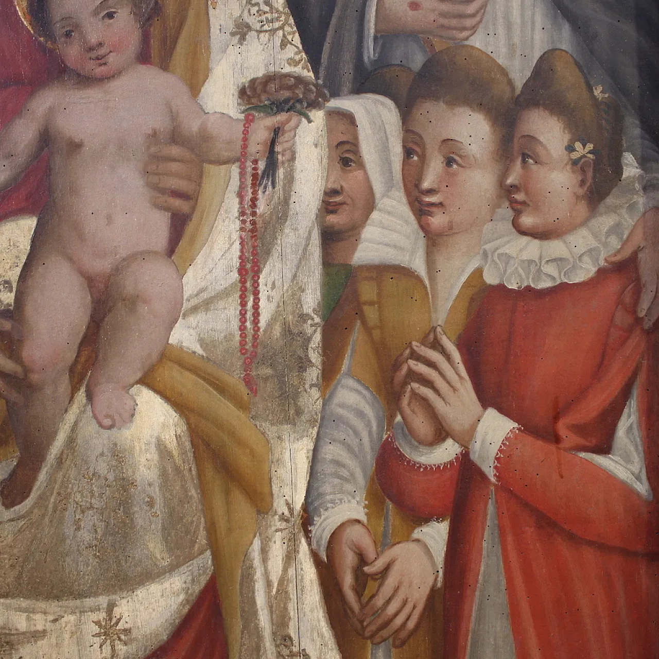 Sacred Conversation, large panel, 16th century 11