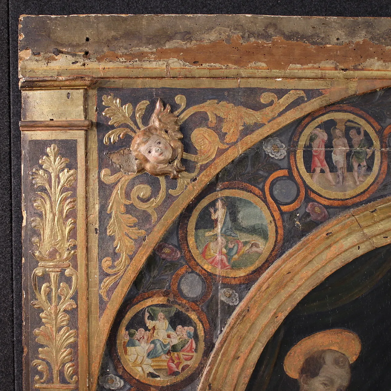 Sacred Conversation, large panel, 16th century 12