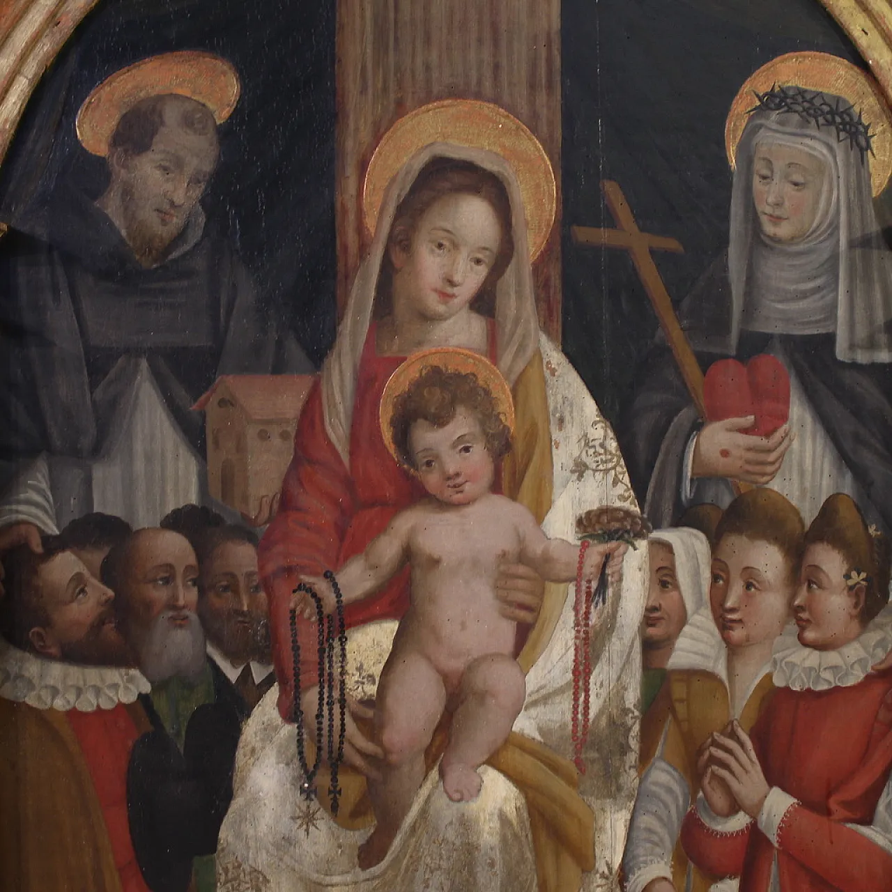 Sacred Conversation, large panel, 16th century 13