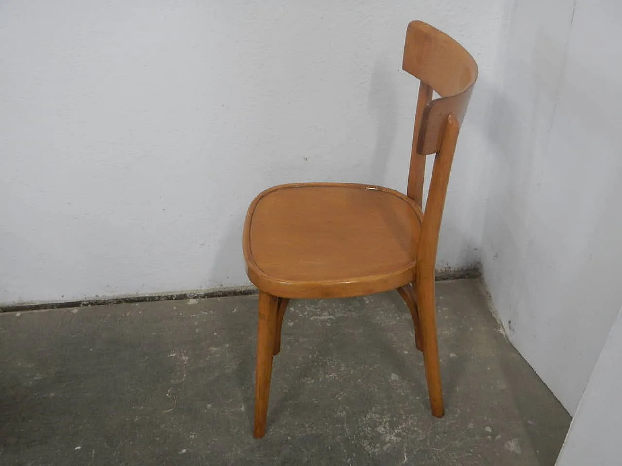 Beech bistro chair 1970 2