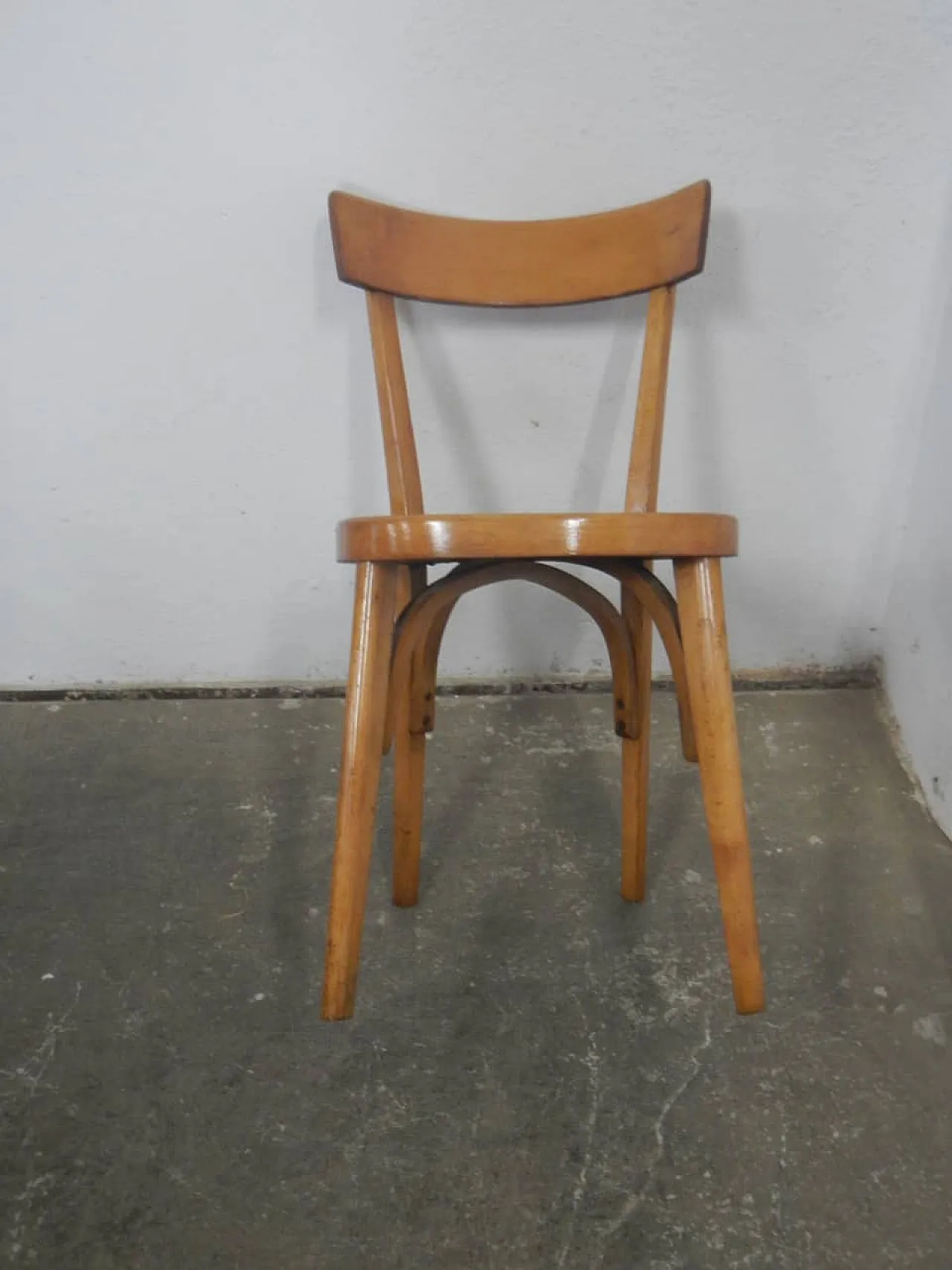 Beech bistro chair 1970 3