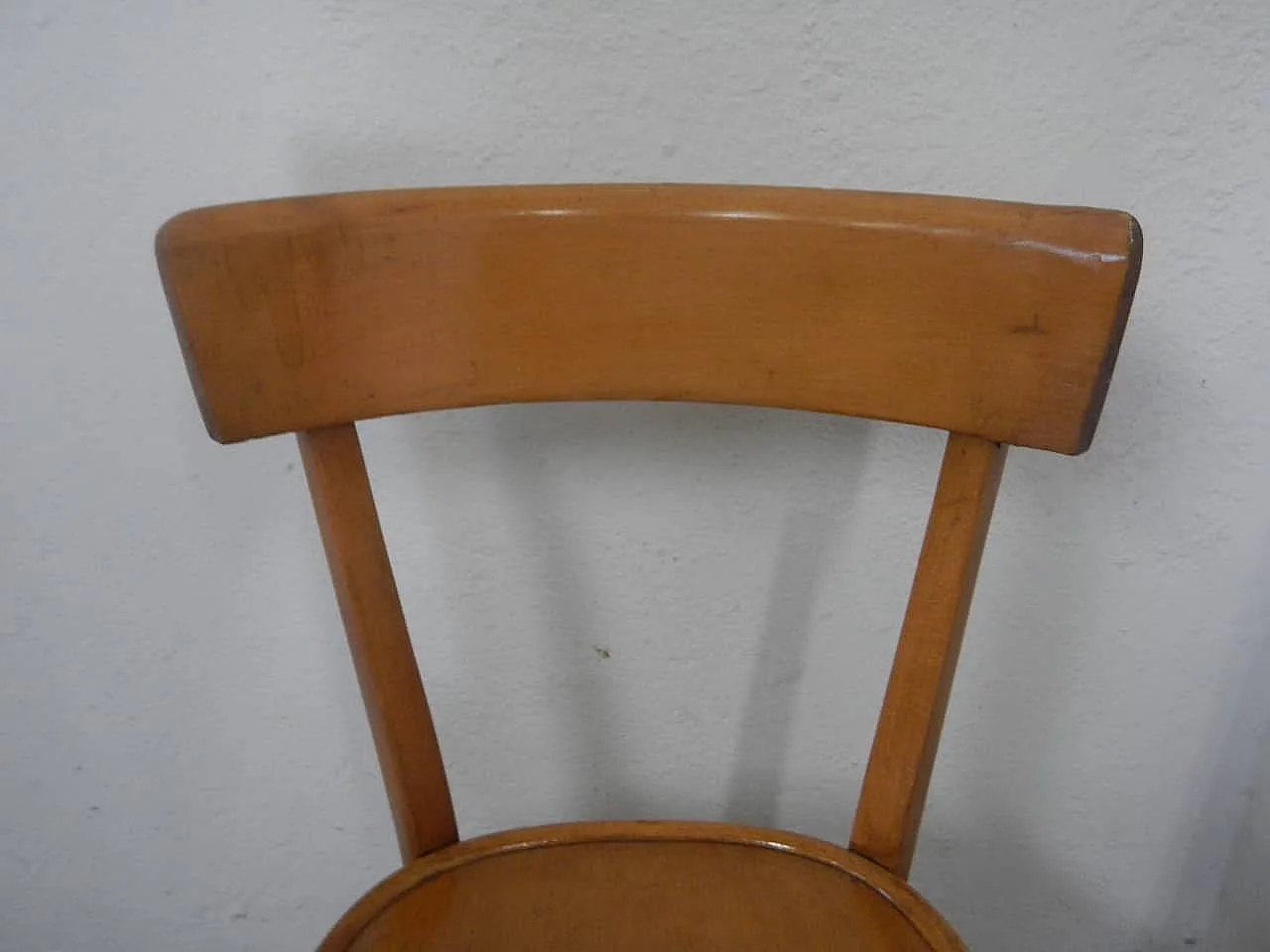Beech bistro chair 1970 6