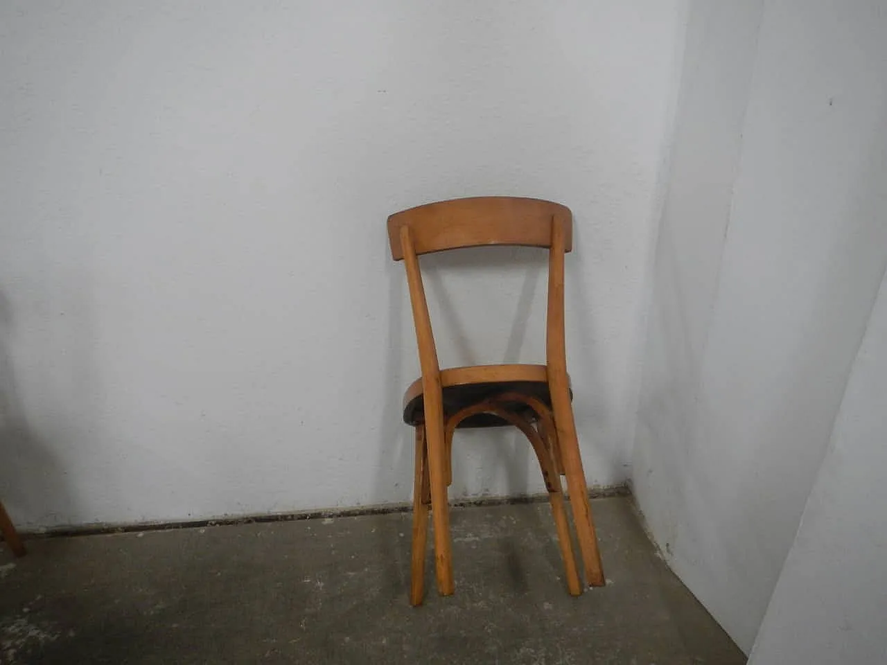 Beech bistro chair 1970 7