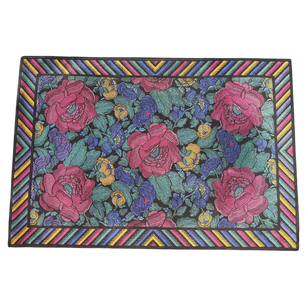 Tappeto Mandarin di Ottavio Missoni per T&J Vestor, anni '80 1