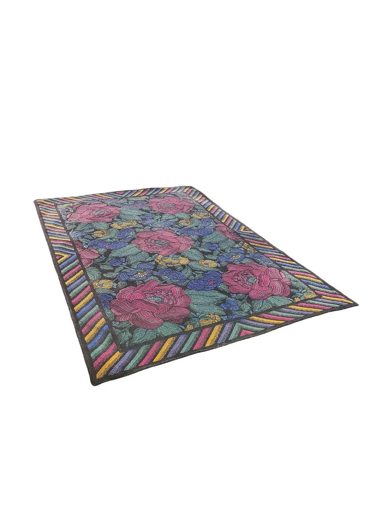 Tappeto Mandarin di Ottavio Missoni per T&J Vestor, anni '80 3