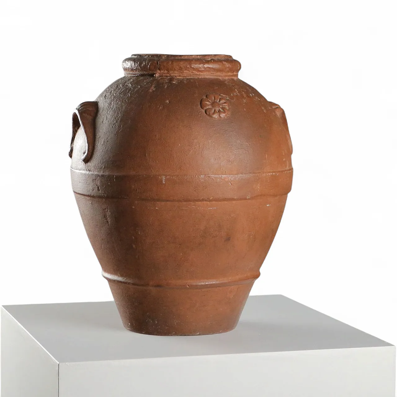 Terracotta oil jar, 20th century 11