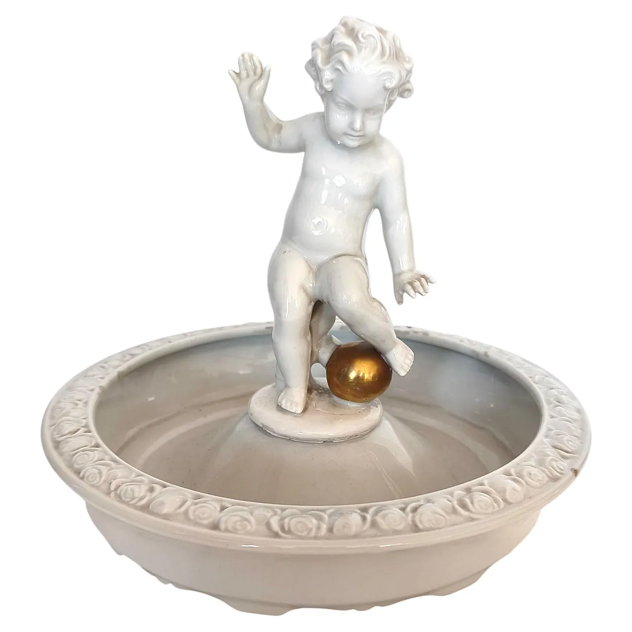 Ciotolina in porcellana di Karl Tutter per Schaubach Kunst, anni '30 1