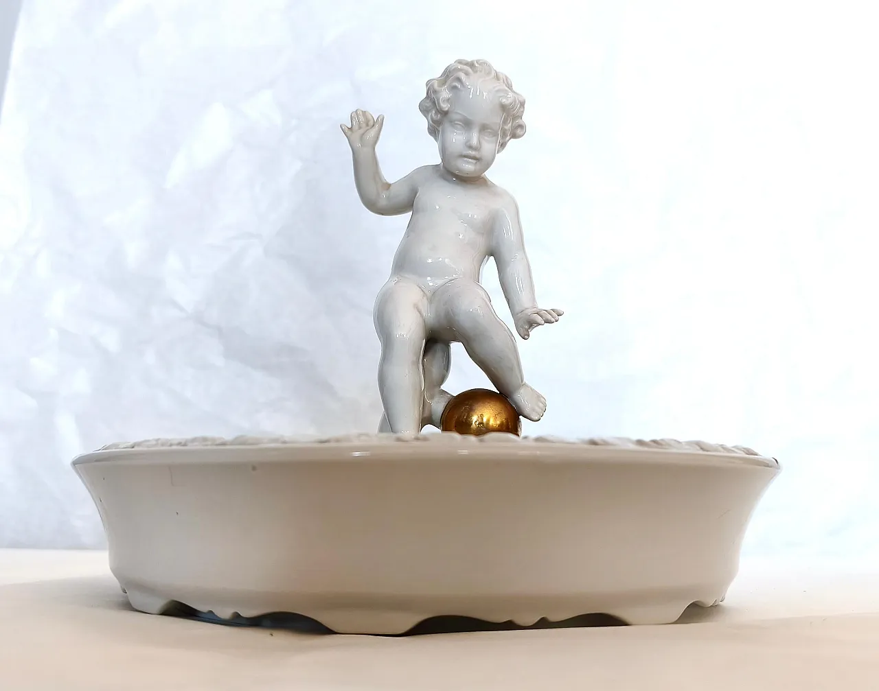 Ciotolina in porcellana di Karl Tutter per Schaubach Kunst, anni '30 4