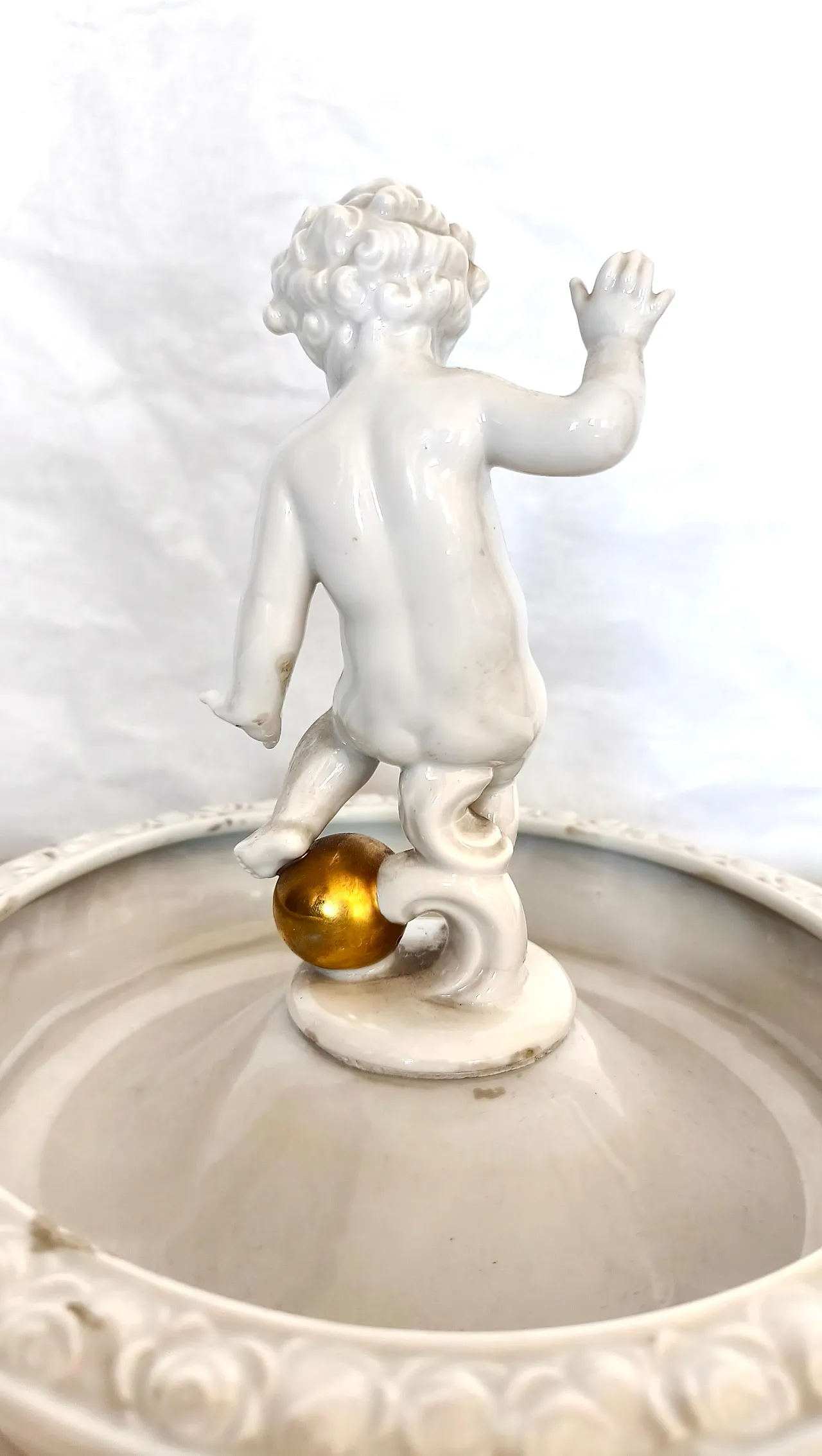 Ciotolina in porcellana di Karl Tutter per Schaubach Kunst, anni '30 7