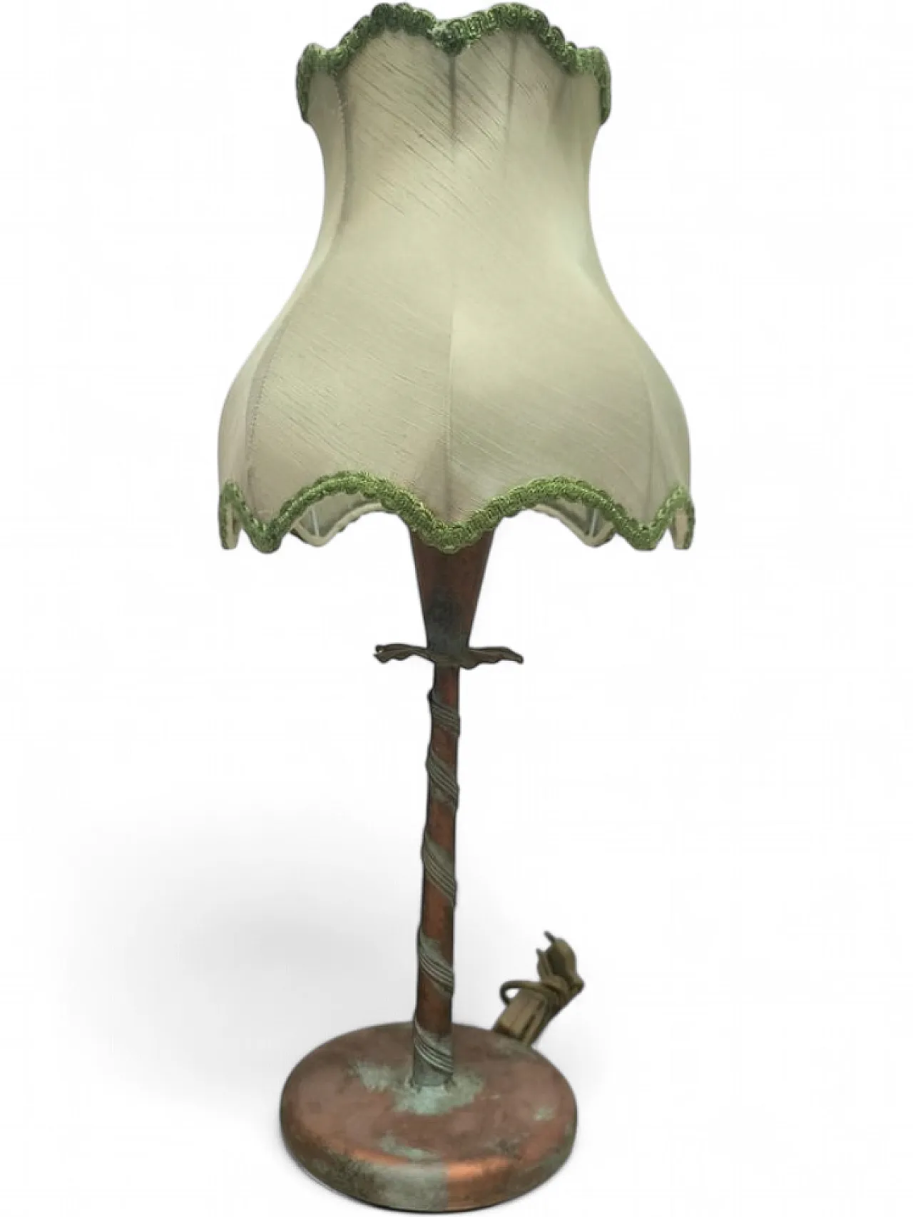 Lampada classica con paralume, anni '80 11