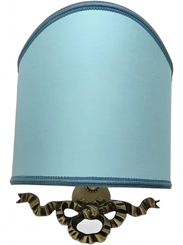 Lampshade with cast bow decoration, 1950s