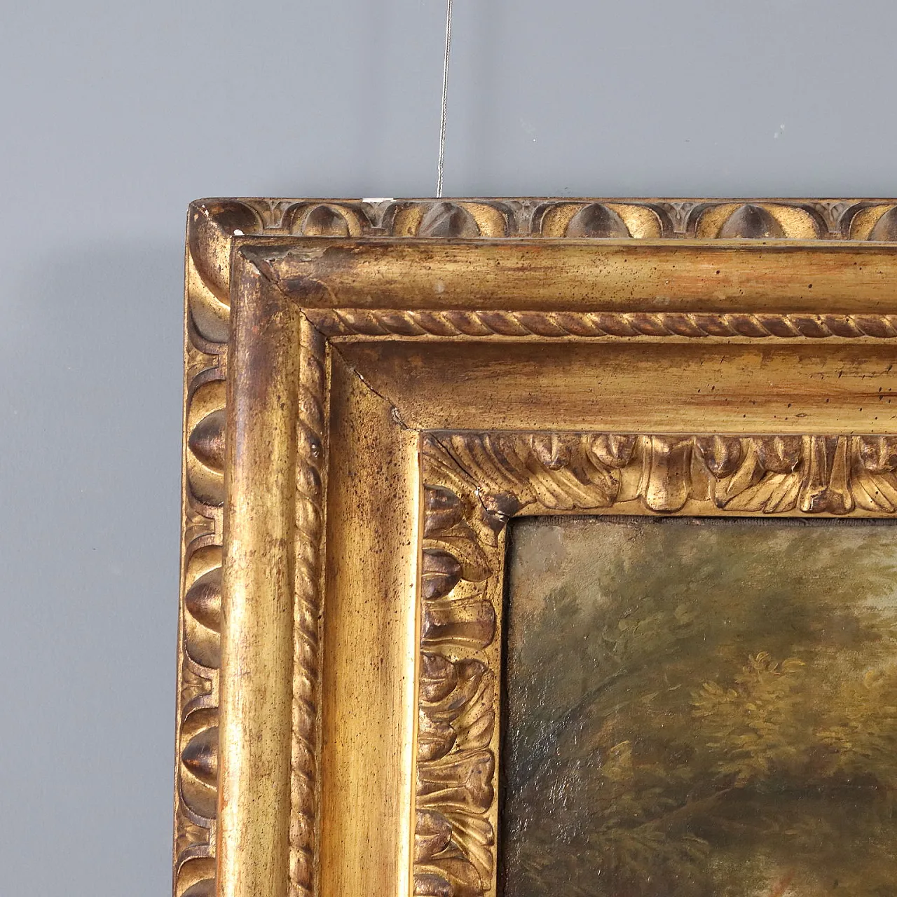 Dipinto con Paesaggio e Figure, '700 10