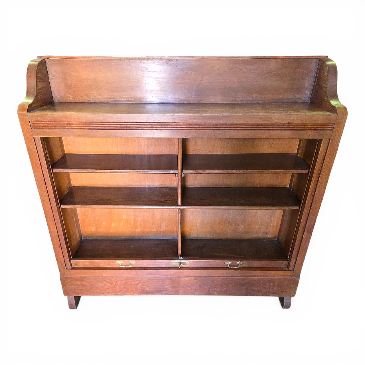 Rolling shutter archive cabinet, early 20th century 4