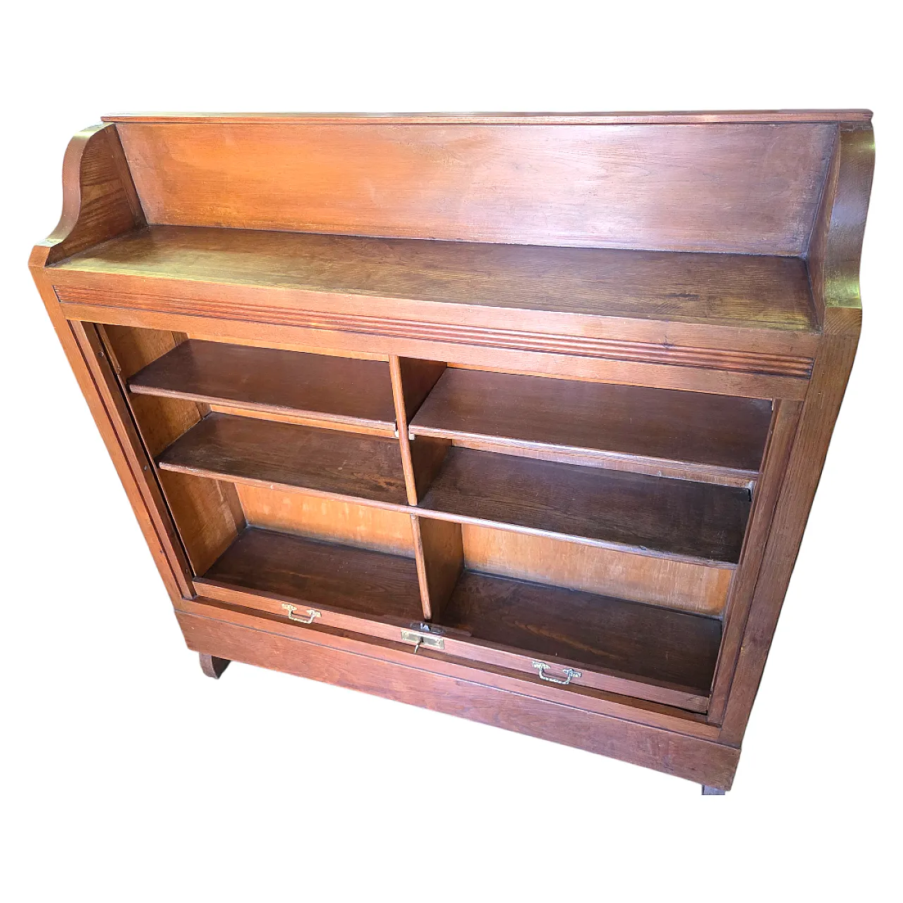 Rolling shutter archive cabinet, early 20th century 6