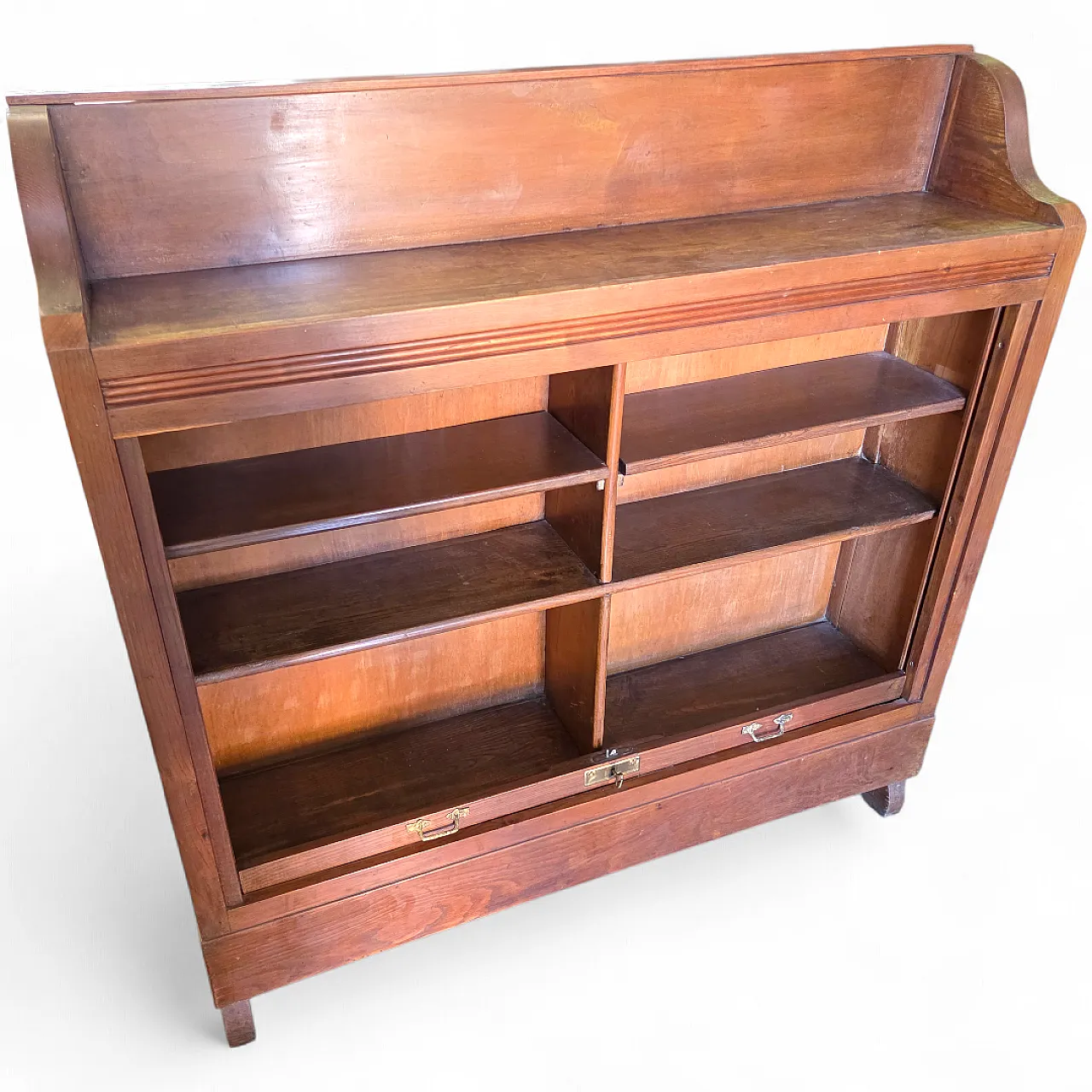 Rolling shutter archive cabinet, early 20th century 7