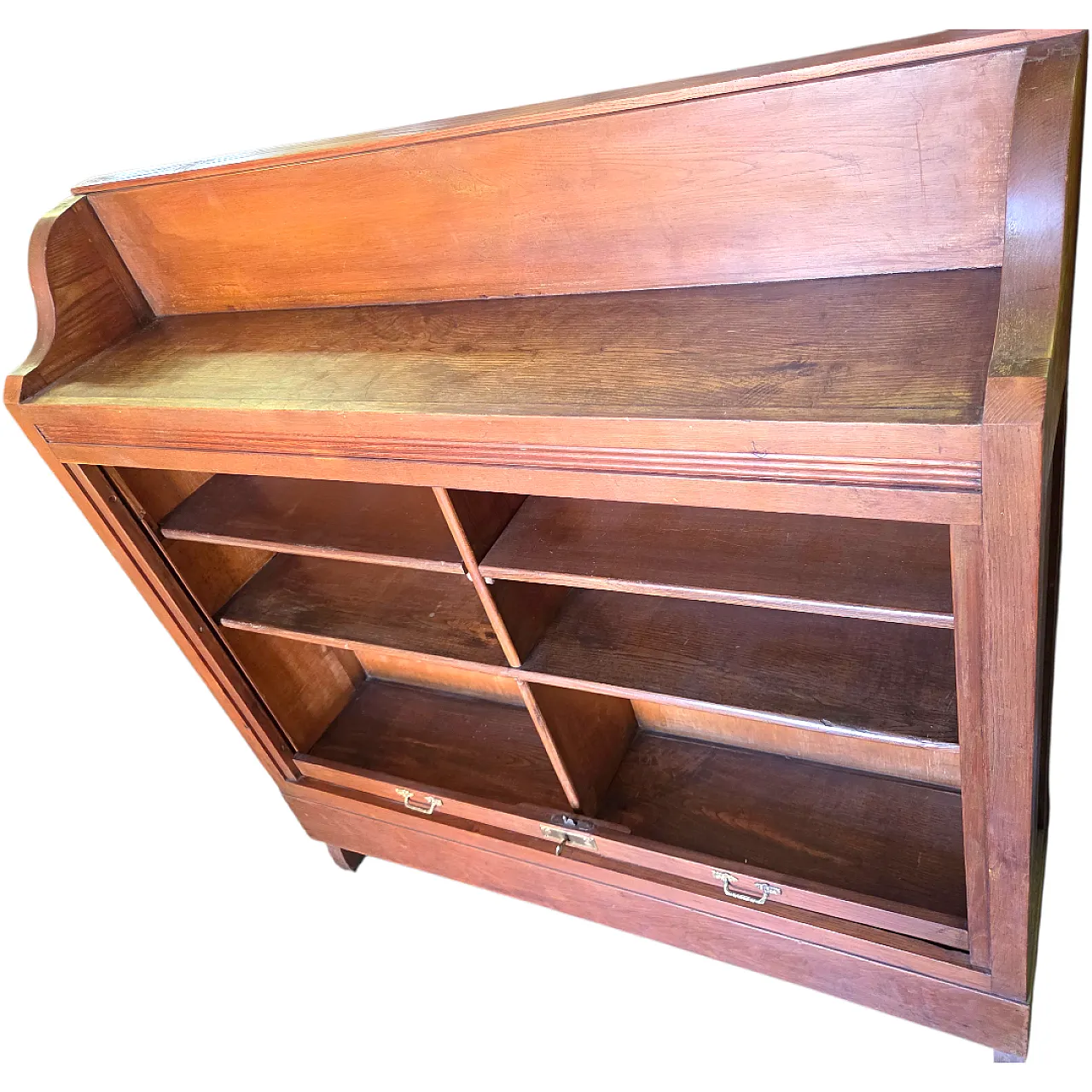 Rolling shutter archive cabinet, early 20th century 10