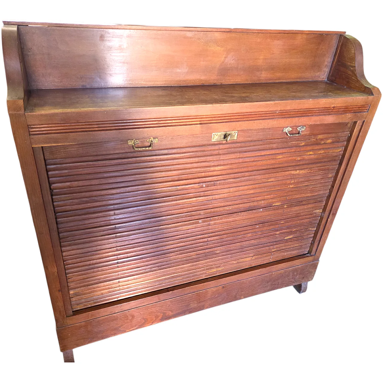 Rolling shutter archive cabinet, early 20th century 14