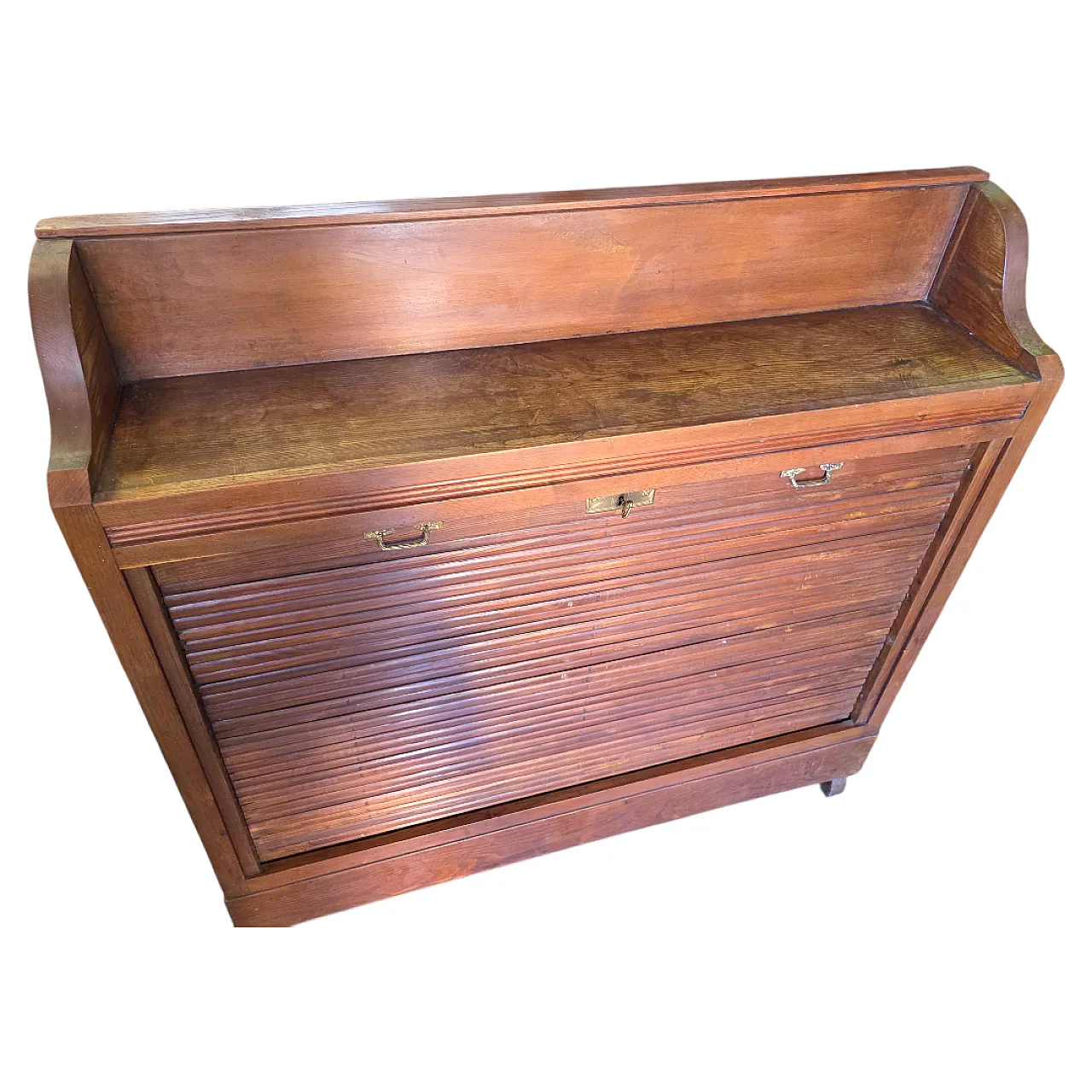 Rolling shutter archive cabinet, early 20th century 15