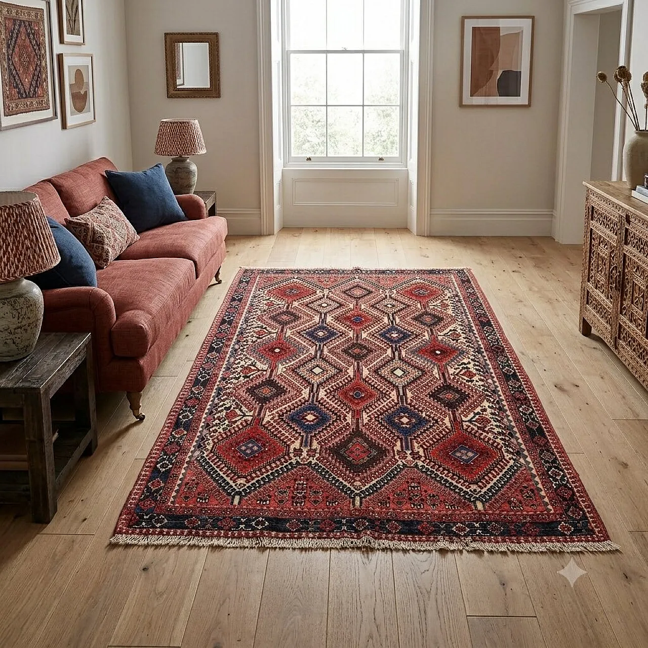 Jalamè rug in wool, 20th century 2