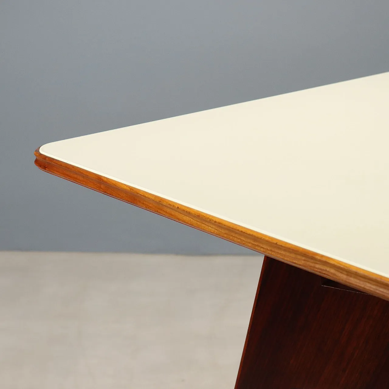 Table with retro-treated glass top, 1950s 4