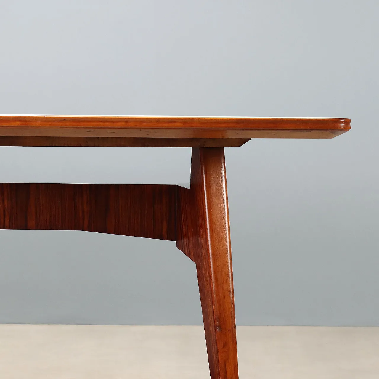 Table with retro-treated glass top, 1950s 5