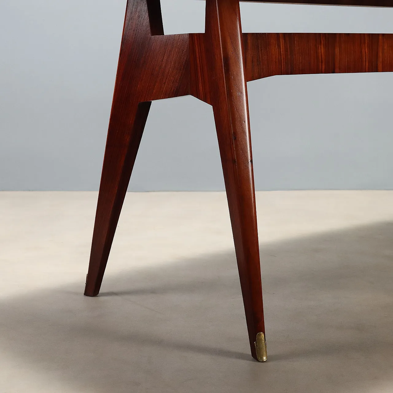 Table with retro-treated glass top, 1950s 7