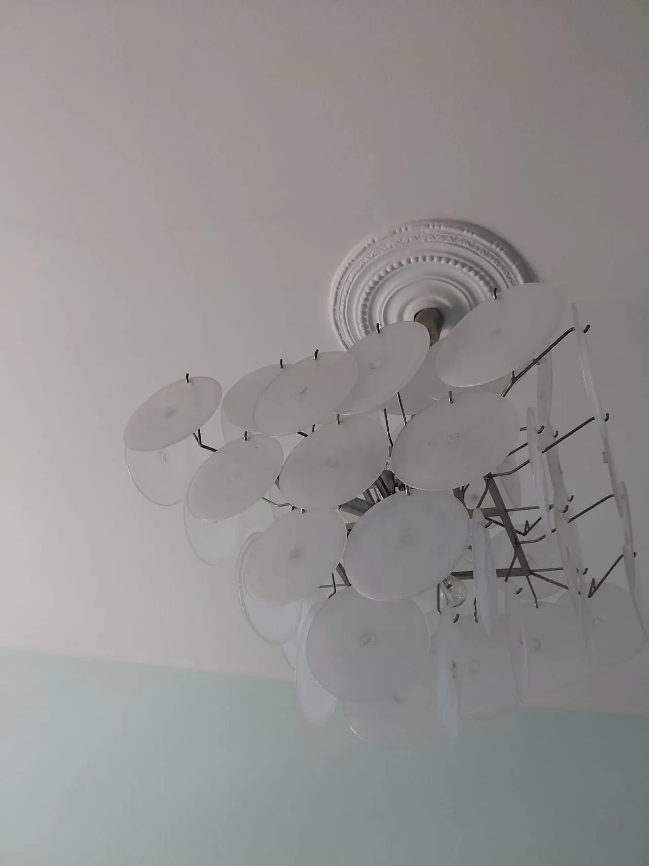 Chandelier by Carlo Nason Mazzega  for Vistosi, 1960s 4