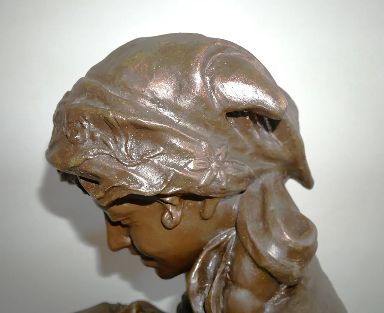 Maternity Bronze signed, early 20th century 10