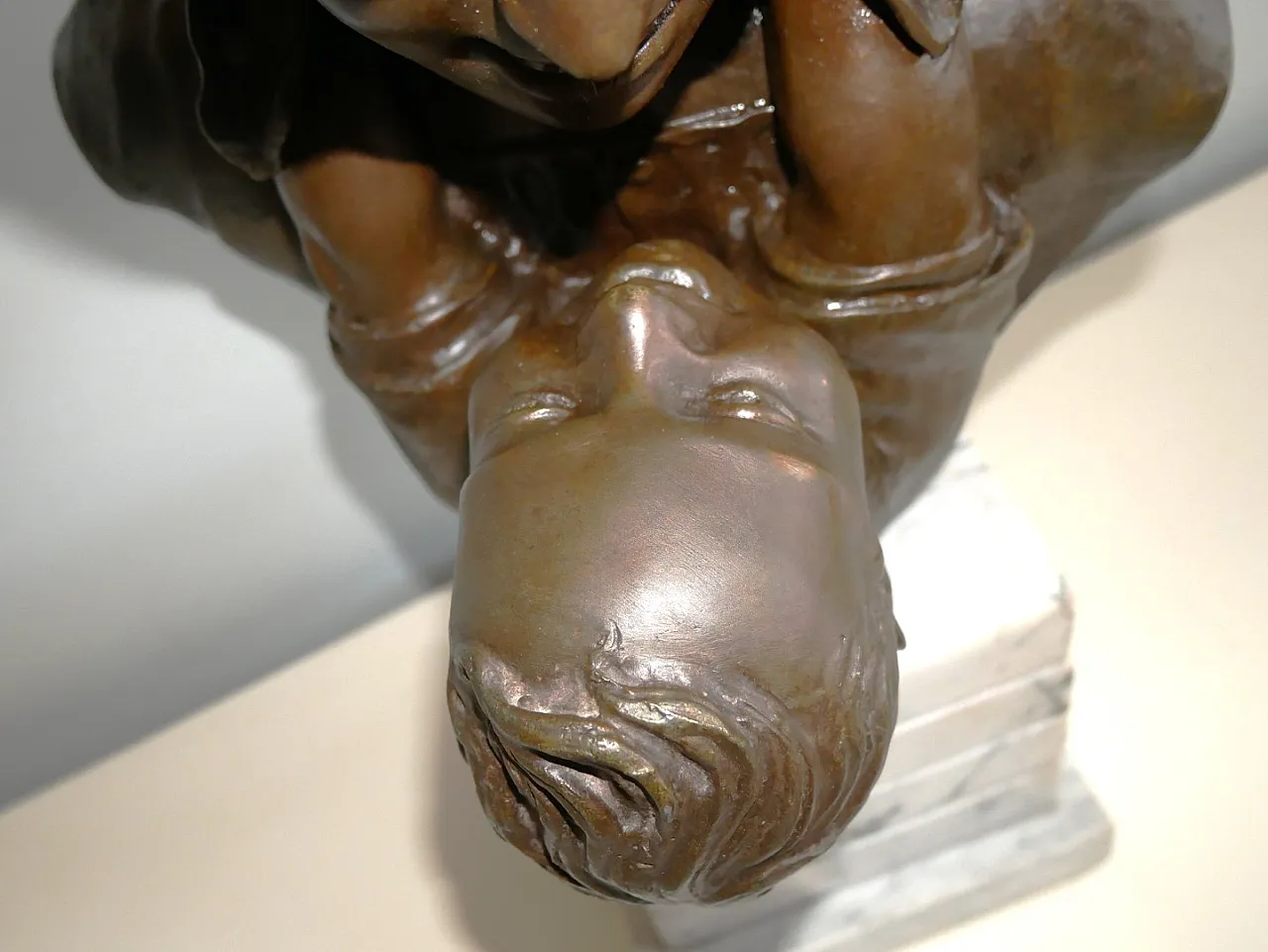 Maternity Bronze signed, early 20th century 11