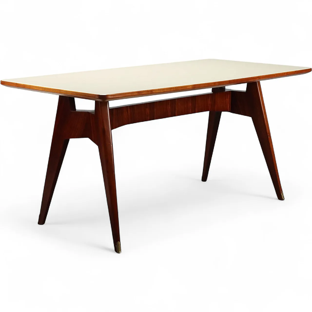 Table with retro-treated glass top, 1950s 11