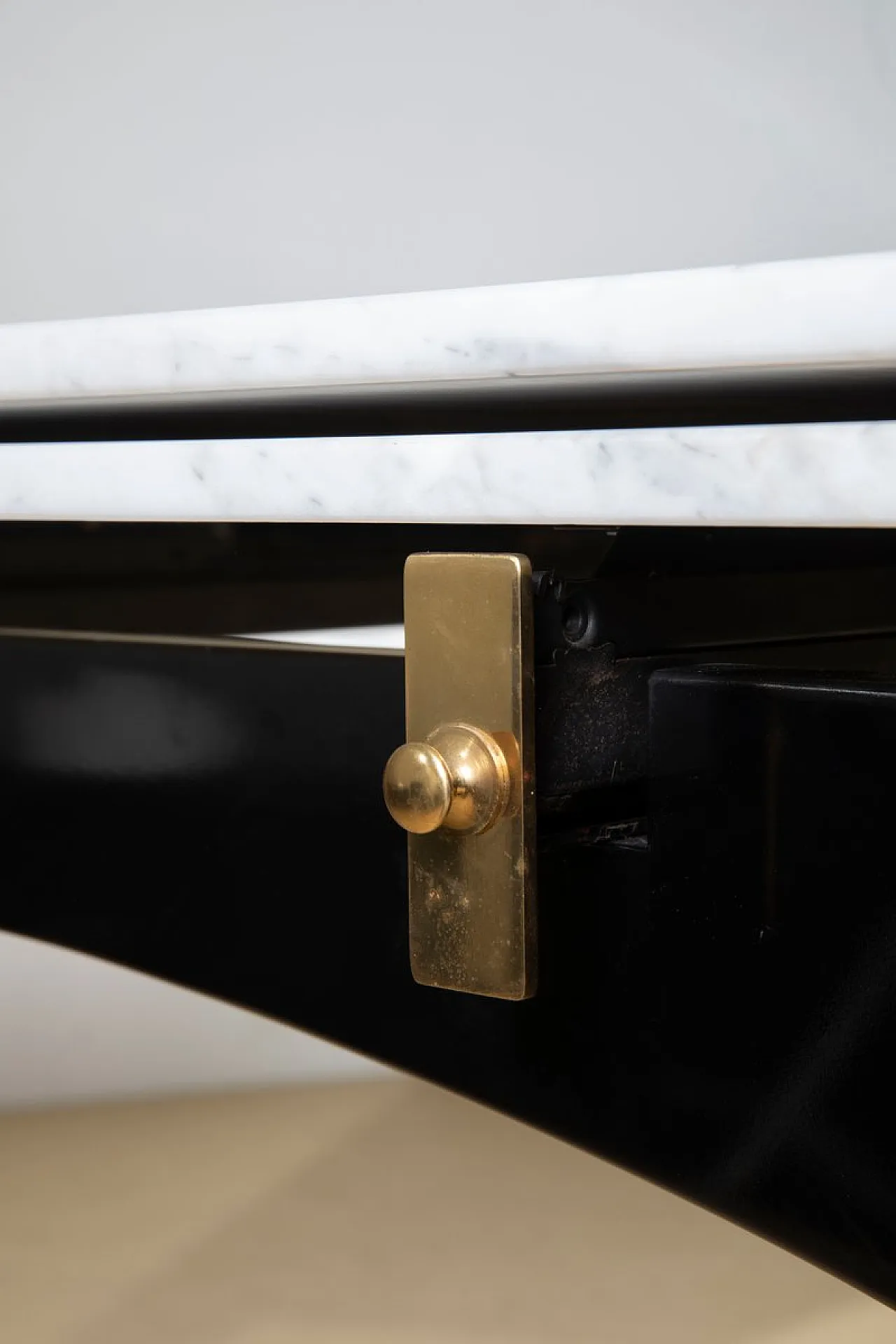 Marble and wood table by Ignazio Gardella for Misura Emme, 1980s 4