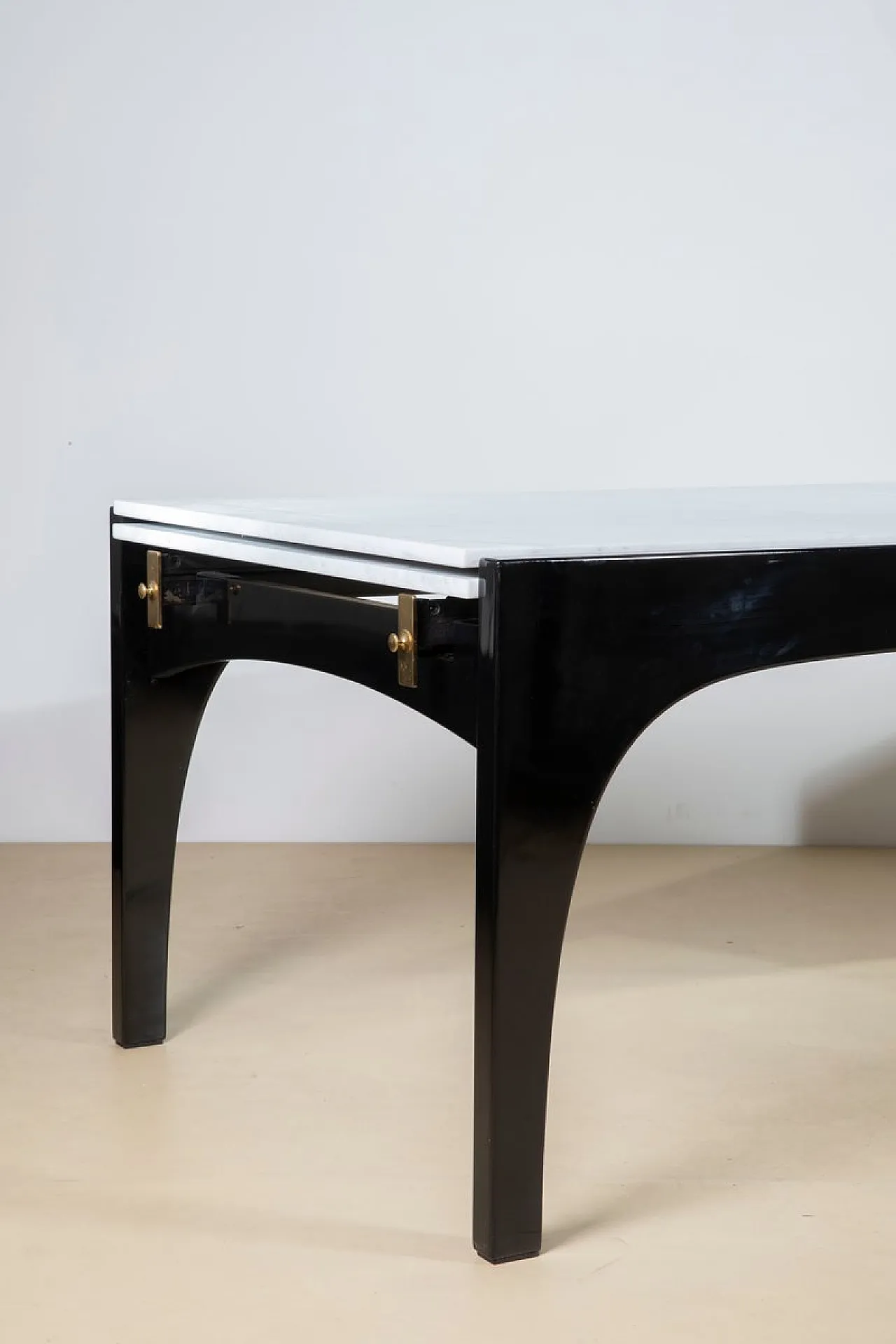 Marble and wood table by Ignazio Gardella for Misura Emme, 1980s 5