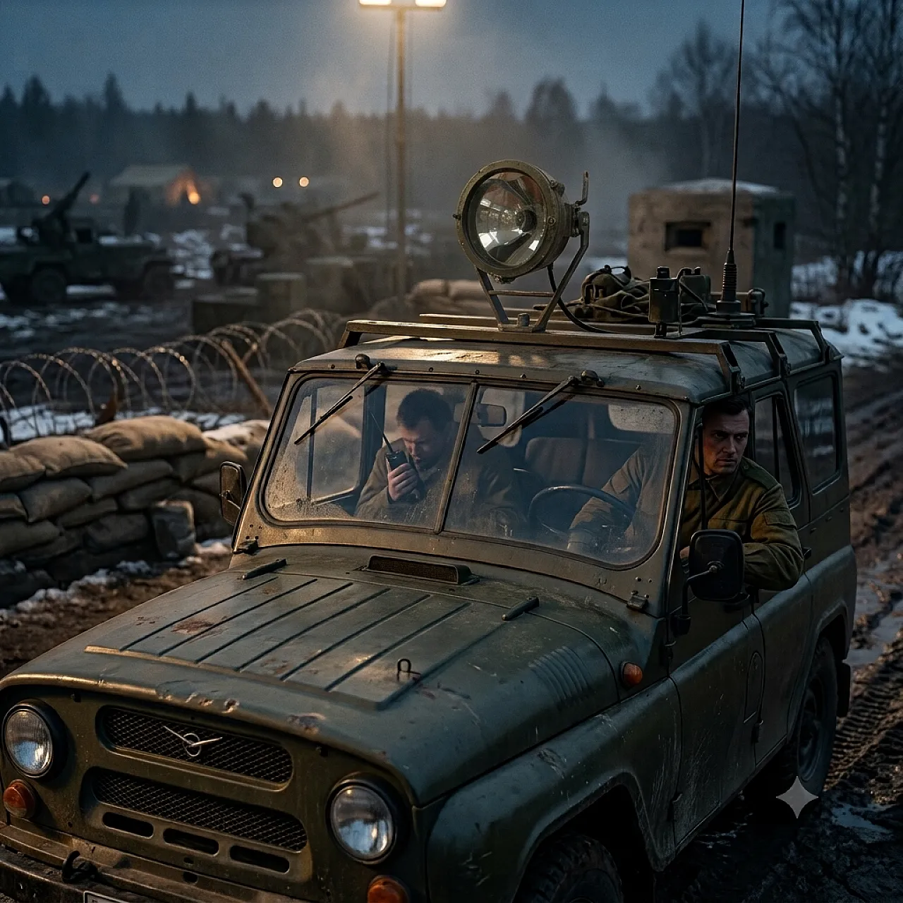 Tripod lamp, military, Russia, 80s 12