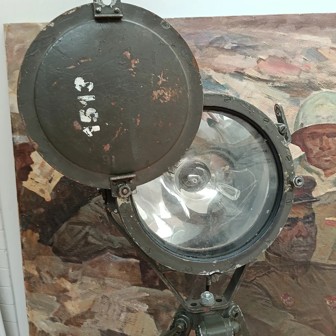 Tripod lamp, military, Russia, 80s 21