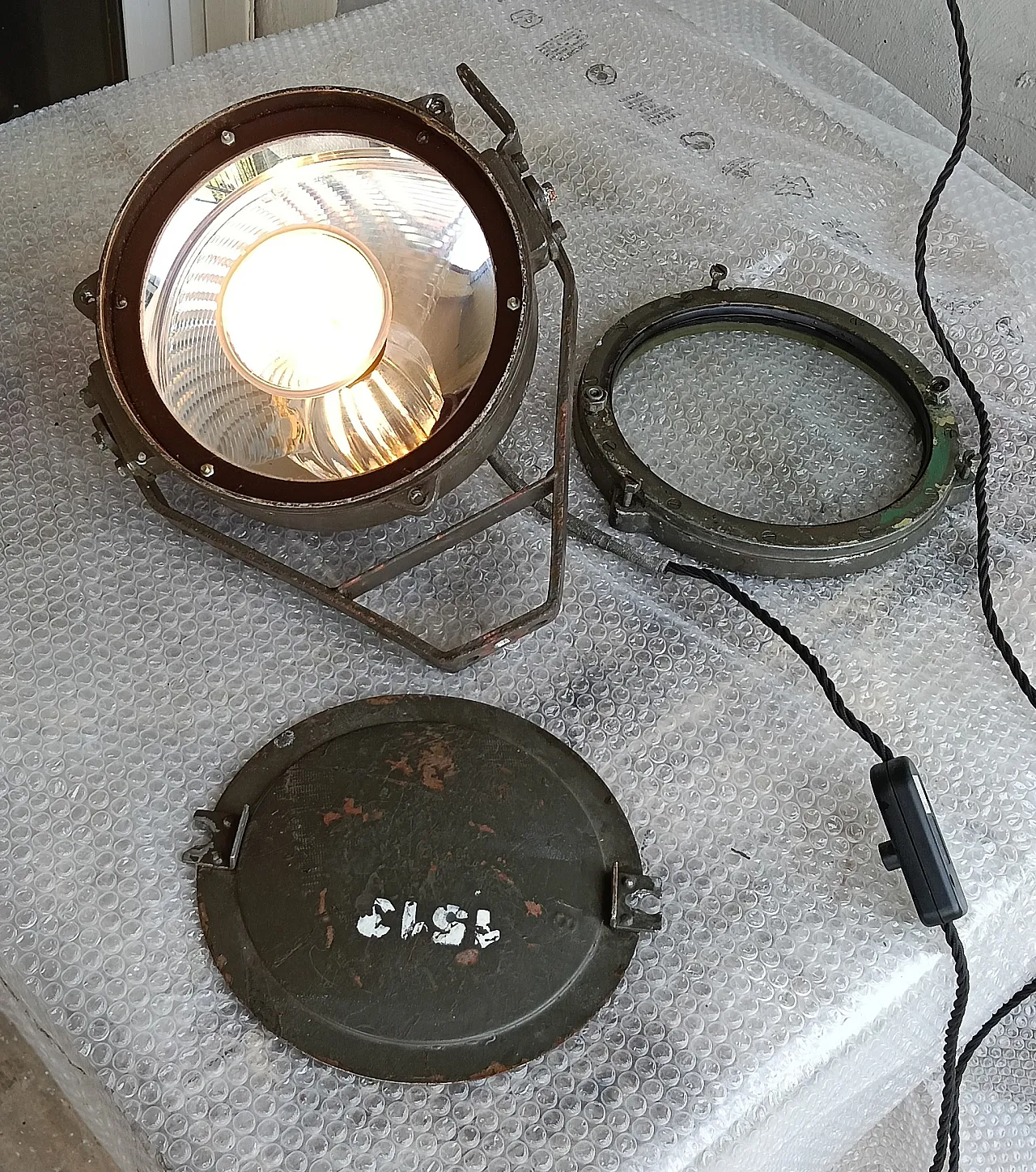 Tripod lamp, military, Russia, 80s 24