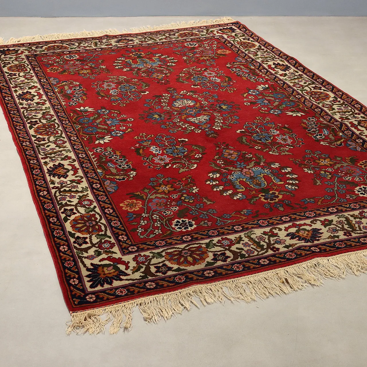 Esparta rug in cotton and wool, 20th century 1