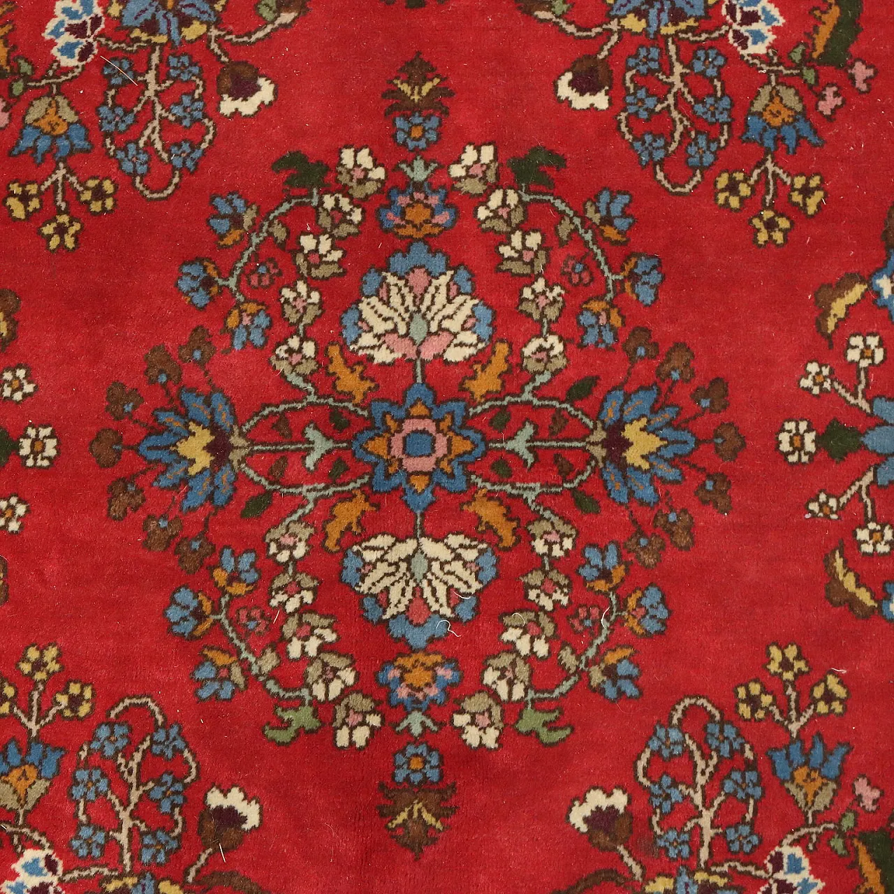 Esparta rug in cotton and wool, 20th century 5