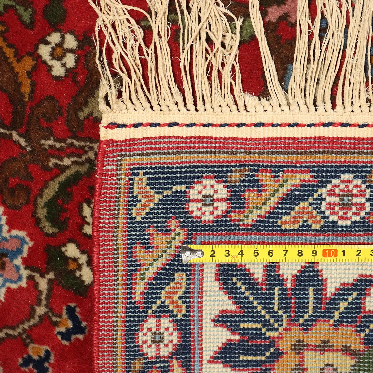 Esparta rug in cotton and wool, 20th century 8