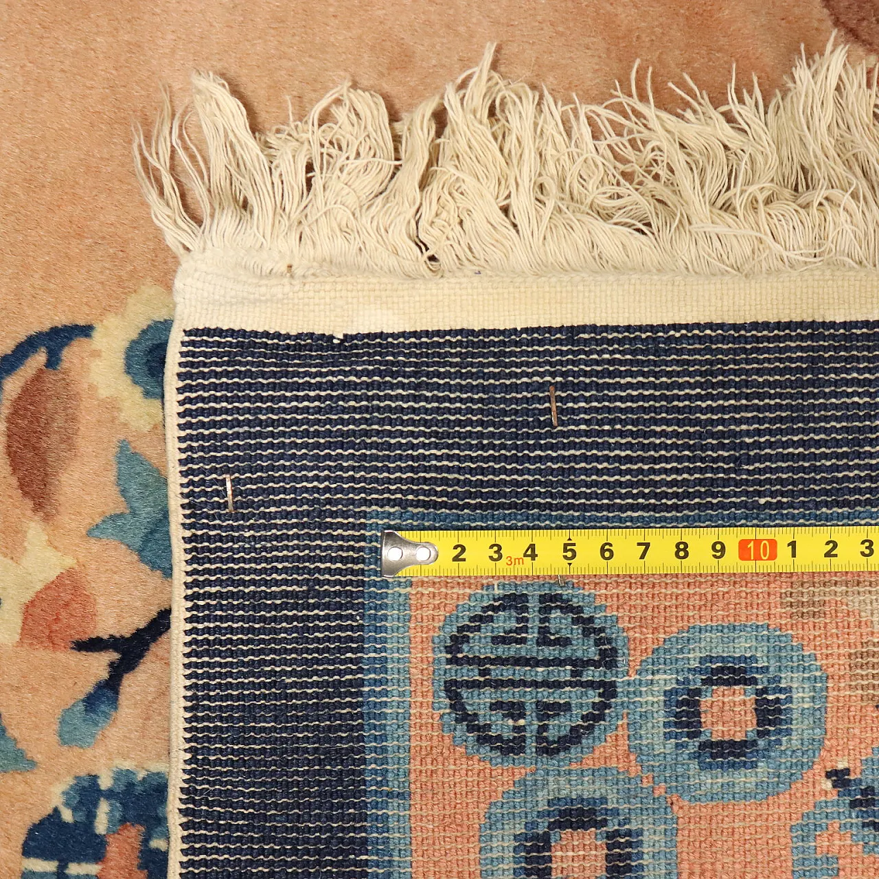 Beijing rug un cotton and wool, 20th century 8
