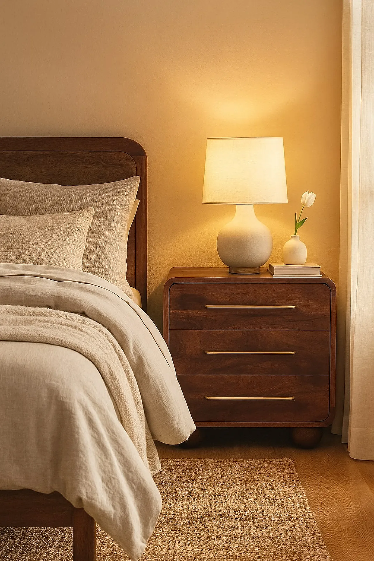 3-Drawer rounded chest, 2000s 1