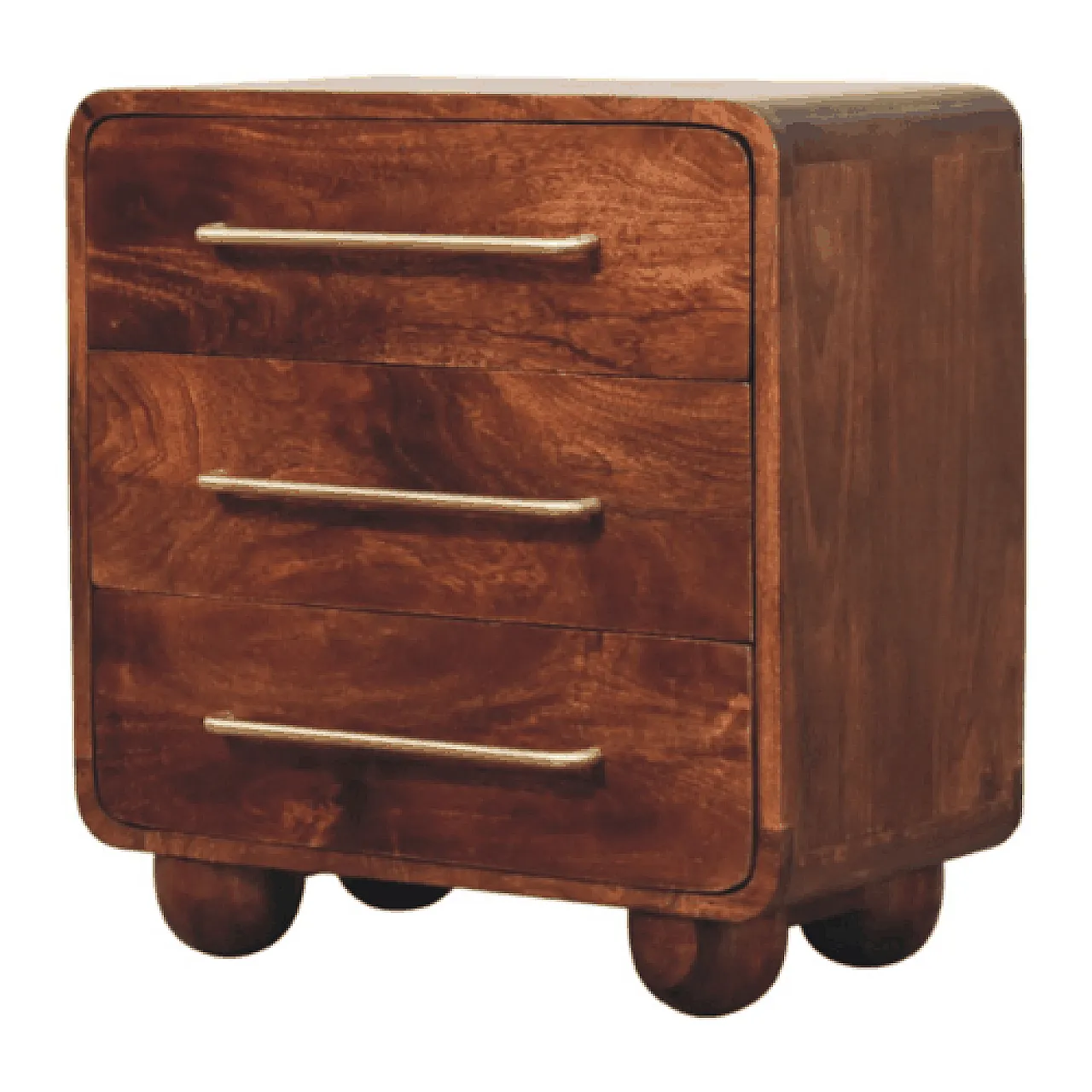 3-Drawer rounded chest, 2000s 2