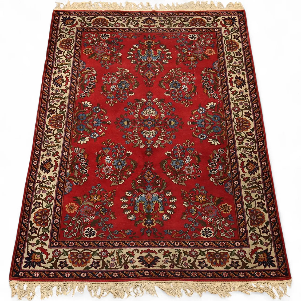 Esparta rug in cotton and wool, 20th century 9