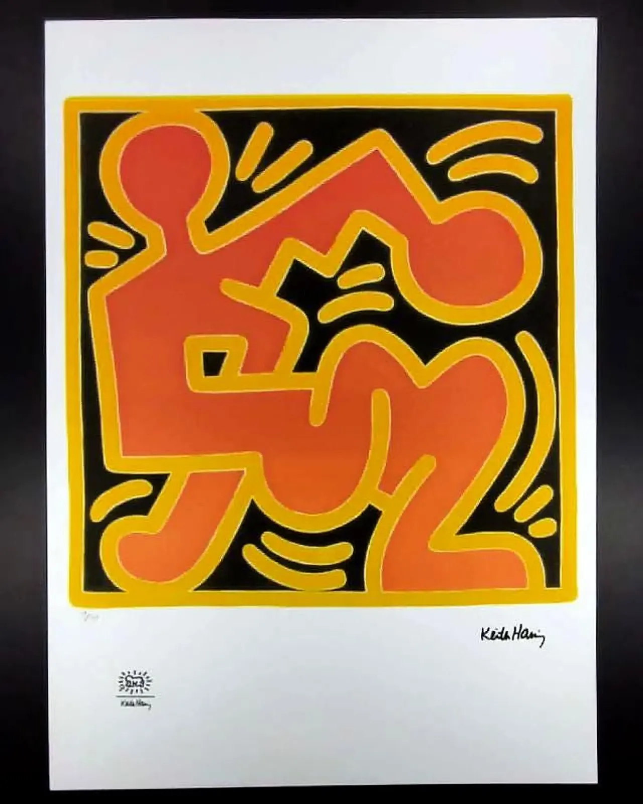 Keith Haring, litografia in edizione limitata, anni '90 1
