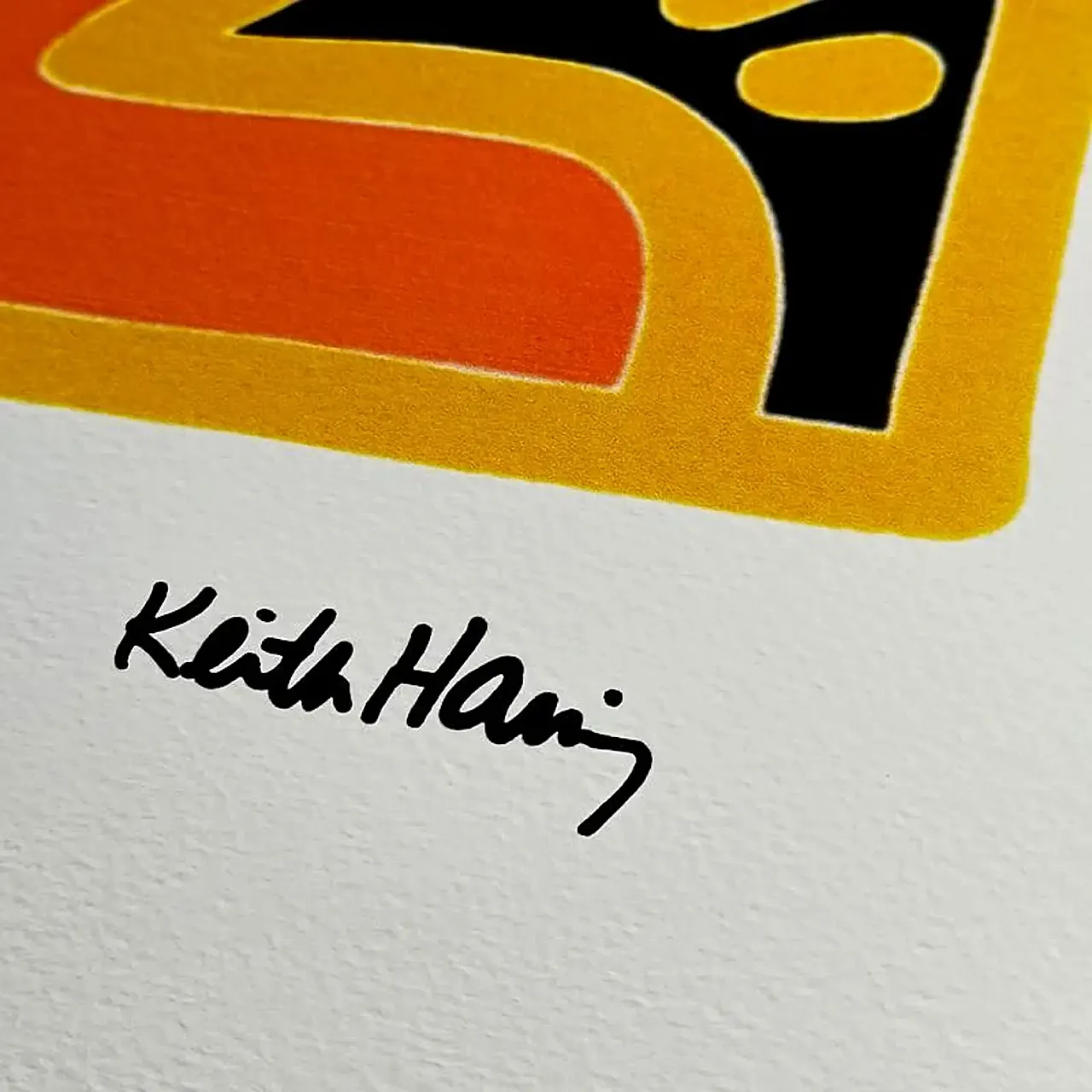 Keith Haring, litografia in edizione limitata, anni '90 3