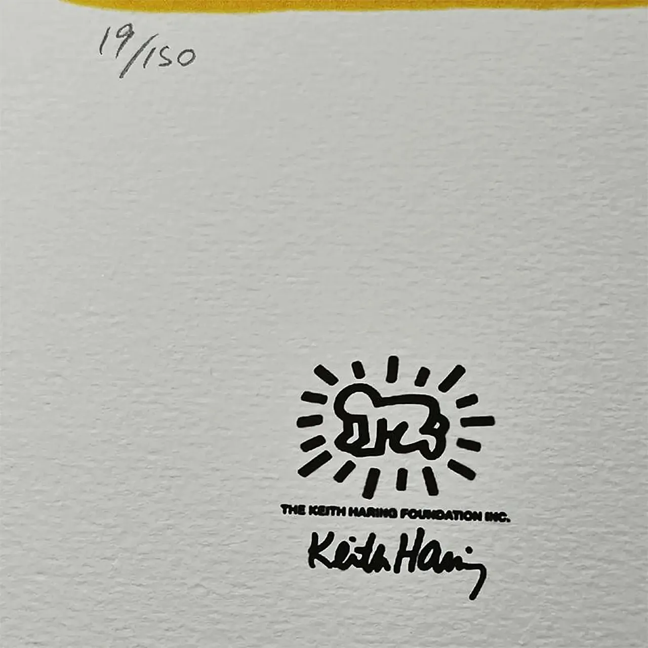 Keith Haring, litografia in edizione limitata, anni '90 5