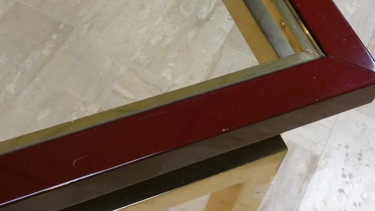 Tavolo quadrato Lacor/TA di Fabrizio Smania per Studio Smania Interni, anni '70 18