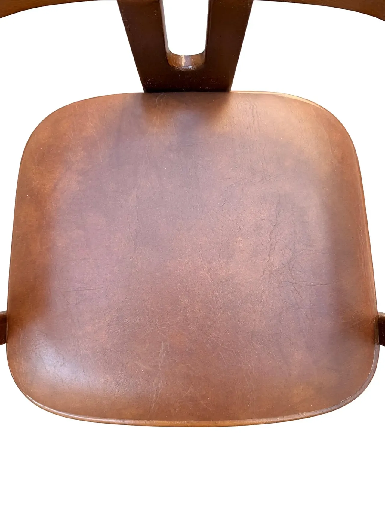 Pigreco Chair style walnut armchair by Afra & Tobia Scarpa, 1960s 6